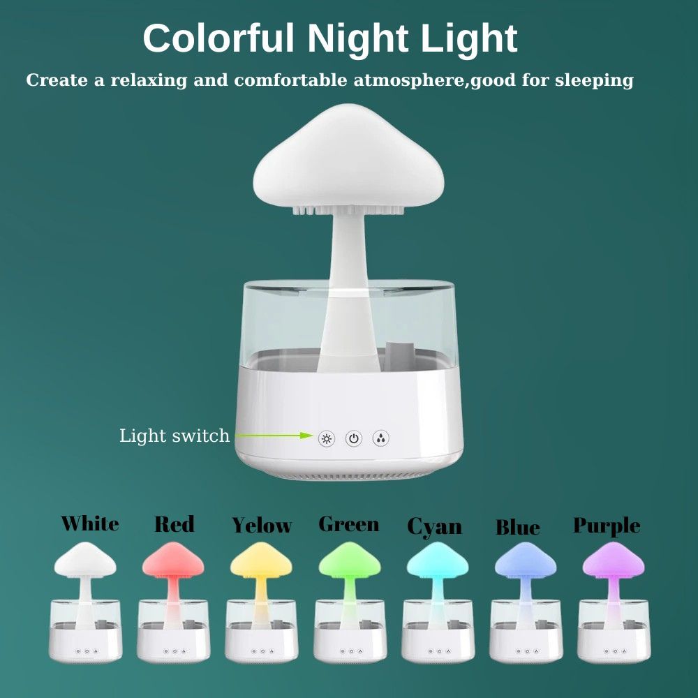 Tranquil Mushroom LED Humidifier