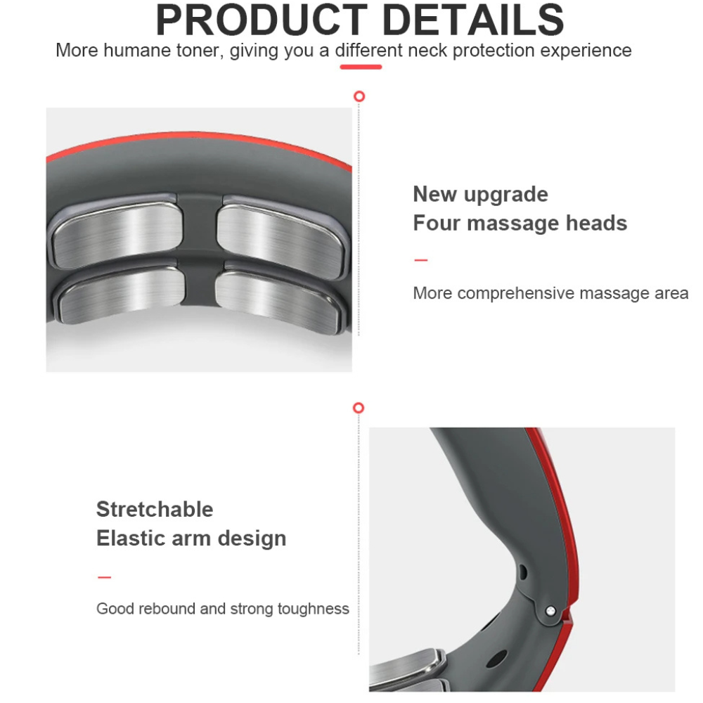 Ergonomic Neck Support Massager