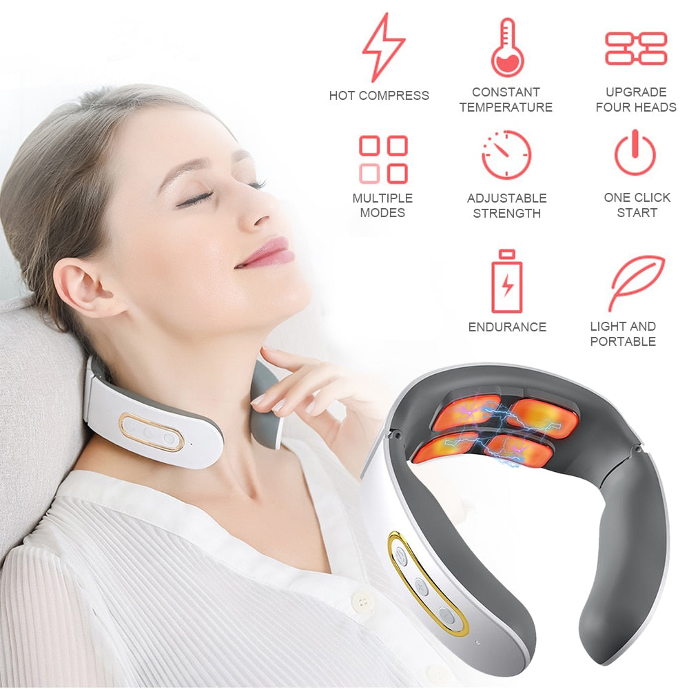 Ergonomic Neck Support Massager